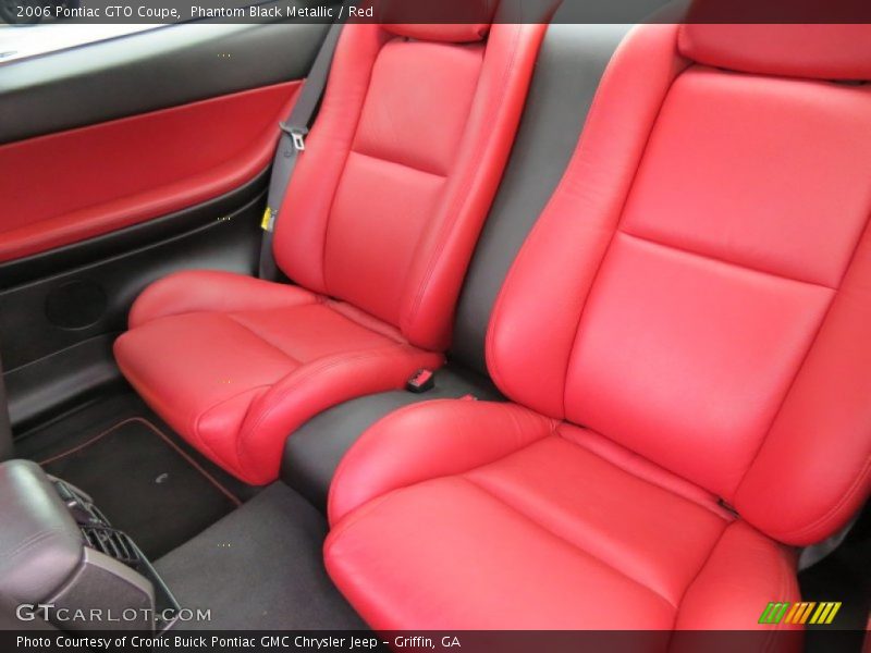 Rear Seat of 2006 GTO Coupe