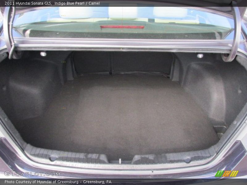 Indigo Blue Pearl / Camel 2011 Hyundai Sonata GLS