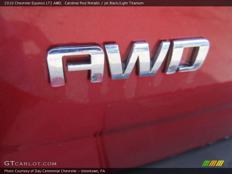 Cardinal Red Metallic / Jet Black/Light Titanium 2010 Chevrolet Equinox LTZ AWD