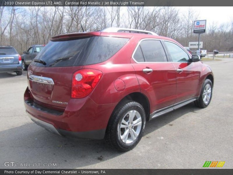 Cardinal Red Metallic / Jet Black/Light Titanium 2010 Chevrolet Equinox LTZ AWD