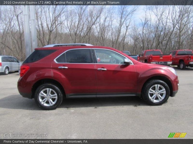 Cardinal Red Metallic / Jet Black/Light Titanium 2010 Chevrolet Equinox LTZ AWD