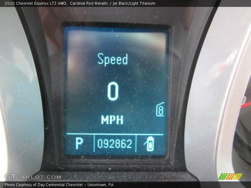 Cardinal Red Metallic / Jet Black/Light Titanium 2010 Chevrolet Equinox LTZ AWD