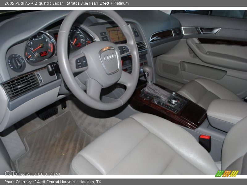 Platinum Interior - 2005 A6 4.2 quattro Sedan 