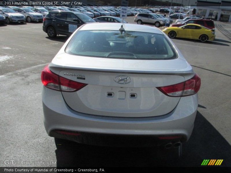 Silver / Gray 2013 Hyundai Elantra Coupe SE