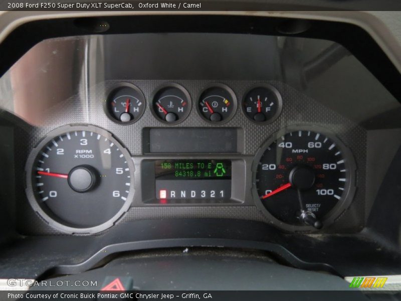  2008 F250 Super Duty XLT SuperCab XLT SuperCab Gauges