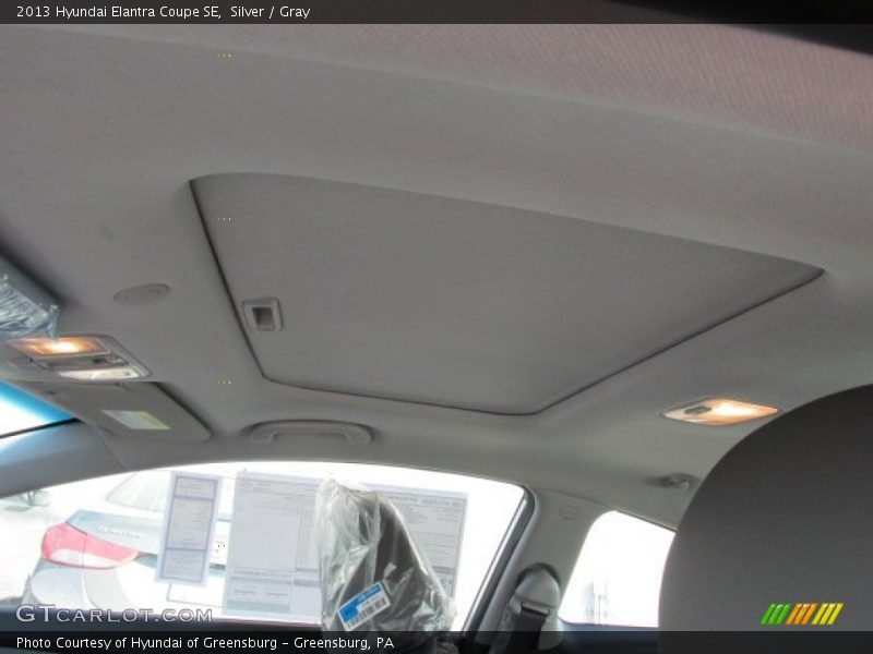 Silver / Gray 2013 Hyundai Elantra Coupe SE