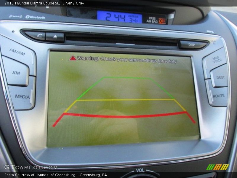 Silver / Gray 2013 Hyundai Elantra Coupe SE