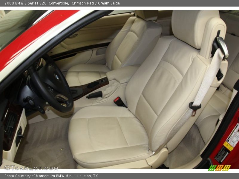 Front Seat of 2008 3 Series 328i Convertible