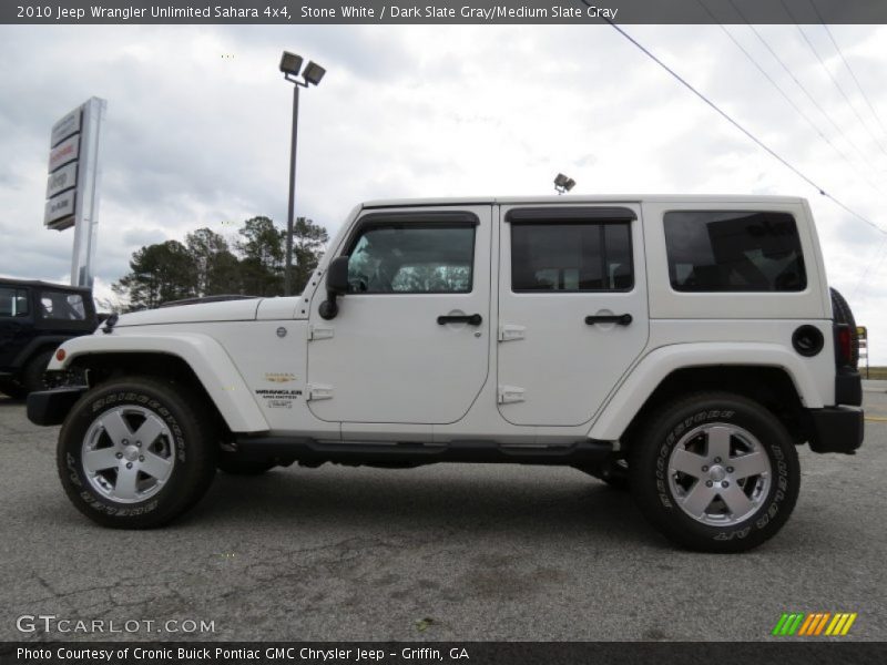  2010 Wrangler Unlimited Sahara 4x4 Stone White