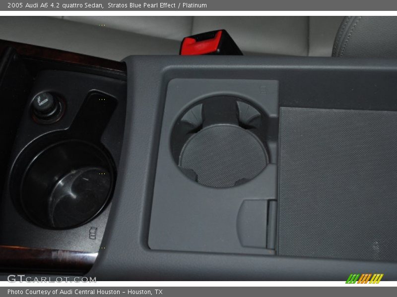 Stratos Blue Pearl Effect / Platinum 2005 Audi A6 4.2 quattro Sedan