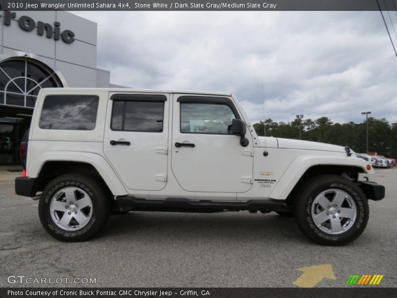 Stone White / Dark Slate Gray/Medium Slate Gray 2010 Jeep Wrangler Unlimited Sahara 4x4