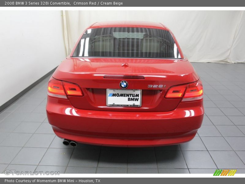 Crimson Red / Cream Beige 2008 BMW 3 Series 328i Convertible