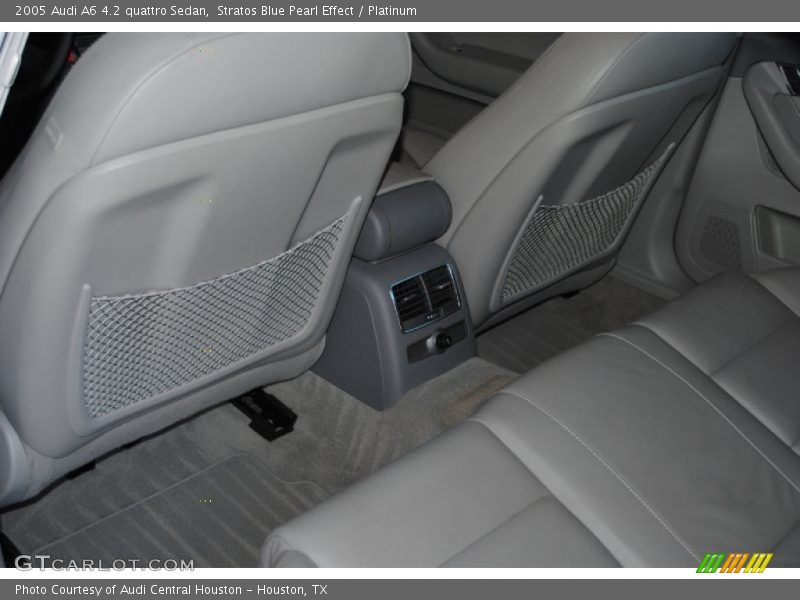 Stratos Blue Pearl Effect / Platinum 2005 Audi A6 4.2 quattro Sedan