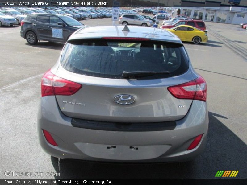 Titanium Gray Metallic / Black 2013 Hyundai Elantra GT