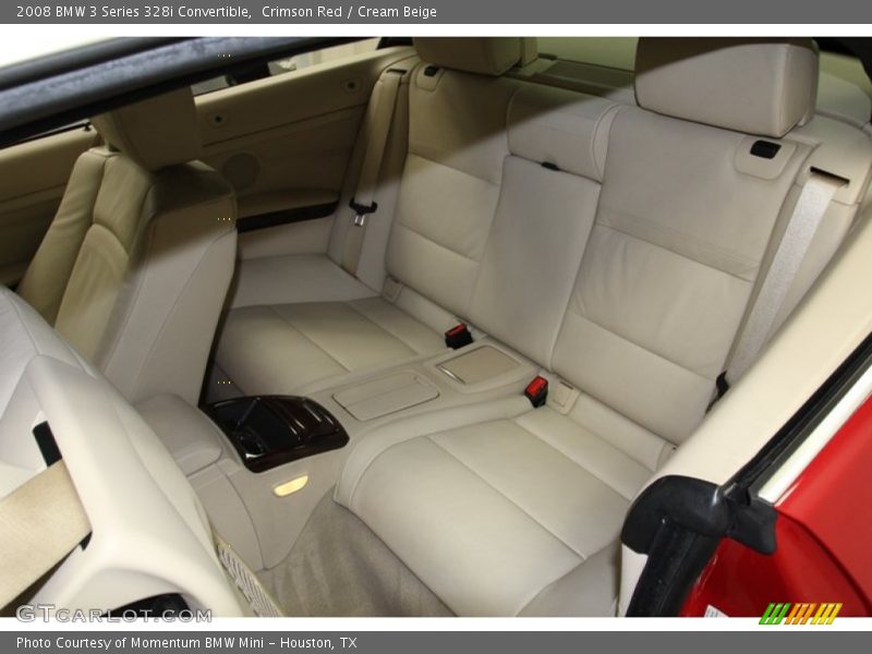 Rear Seat of 2008 3 Series 328i Convertible