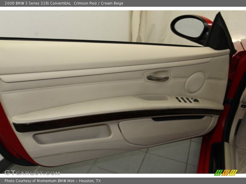 Crimson Red / Cream Beige 2008 BMW 3 Series 328i Convertible