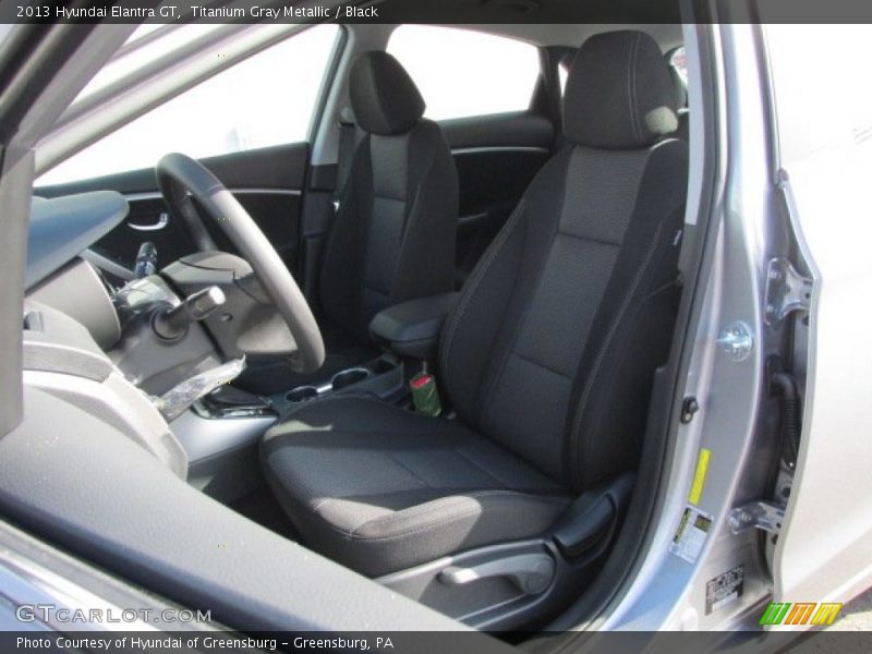 Titanium Gray Metallic / Black 2013 Hyundai Elantra GT