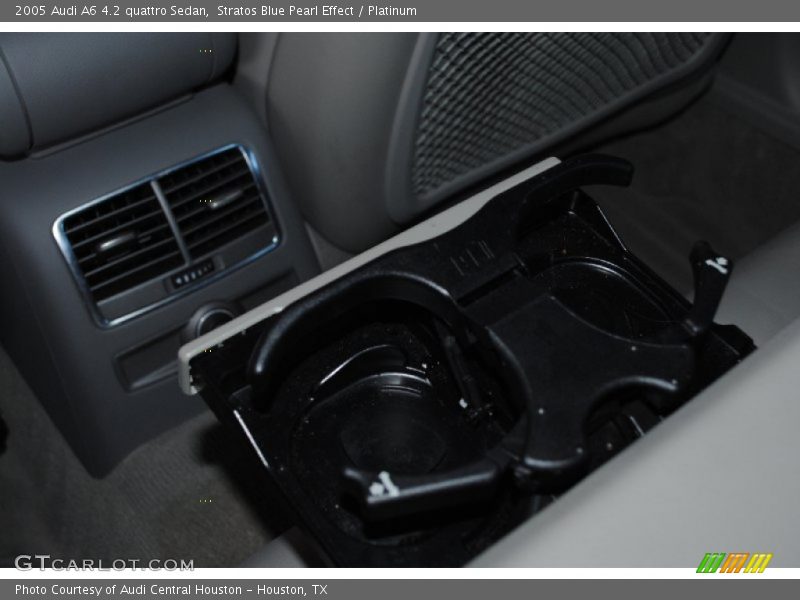 Stratos Blue Pearl Effect / Platinum 2005 Audi A6 4.2 quattro Sedan