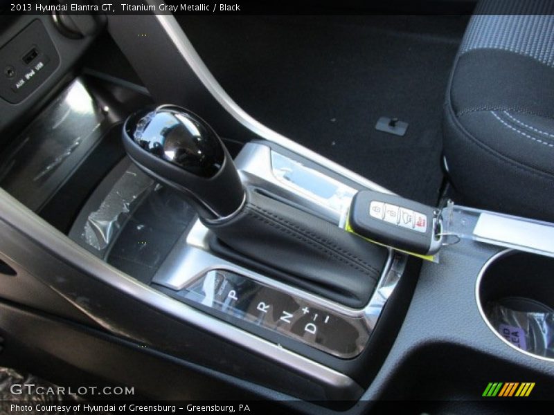 Titanium Gray Metallic / Black 2013 Hyundai Elantra GT