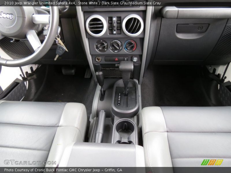 Stone White / Dark Slate Gray/Medium Slate Gray 2010 Jeep Wrangler Unlimited Sahara 4x4
