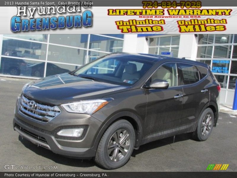 Cabo Bronze / Beige 2013 Hyundai Santa Fe Sport