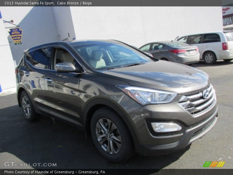 Front 3/4 View of 2013 Santa Fe Sport