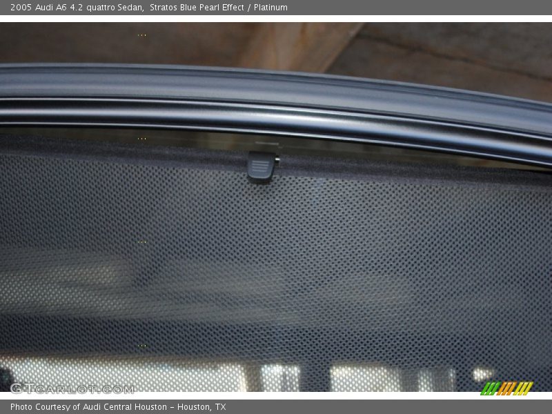 Stratos Blue Pearl Effect / Platinum 2005 Audi A6 4.2 quattro Sedan