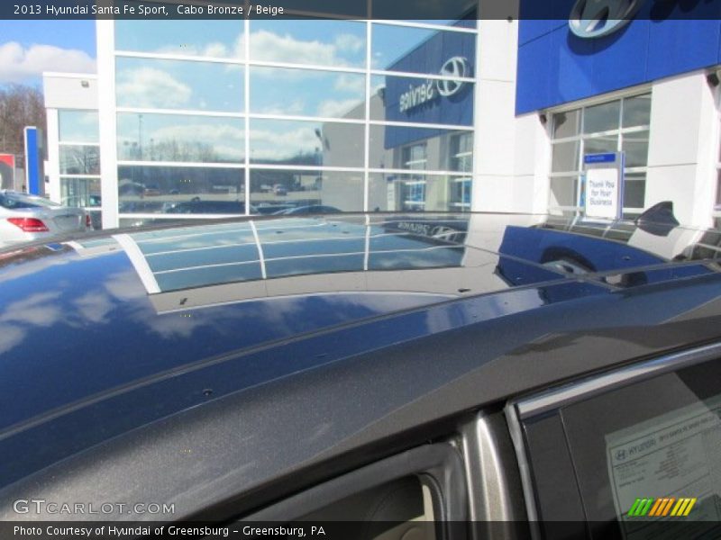 Cabo Bronze / Beige 2013 Hyundai Santa Fe Sport