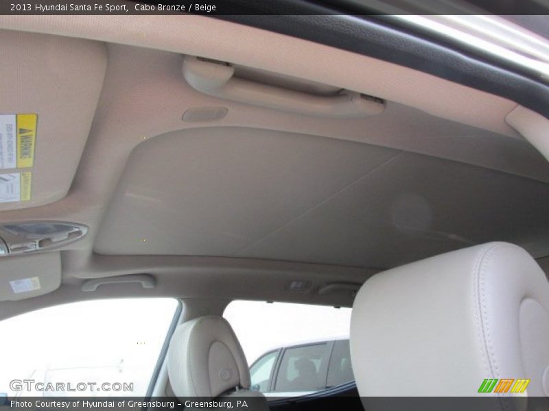 Cabo Bronze / Beige 2013 Hyundai Santa Fe Sport
