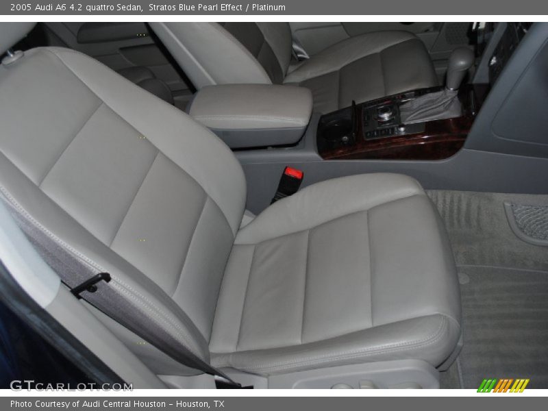 Stratos Blue Pearl Effect / Platinum 2005 Audi A6 4.2 quattro Sedan