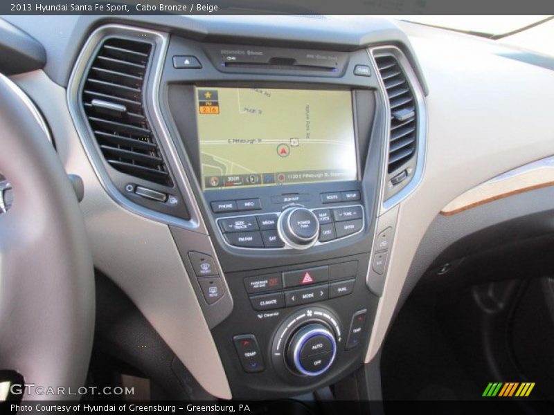 Cabo Bronze / Beige 2013 Hyundai Santa Fe Sport