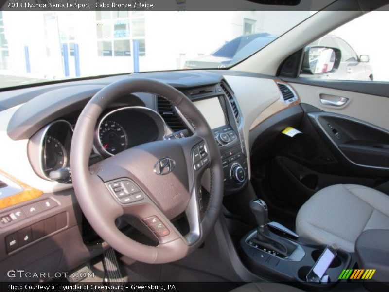 Cabo Bronze / Beige 2013 Hyundai Santa Fe Sport