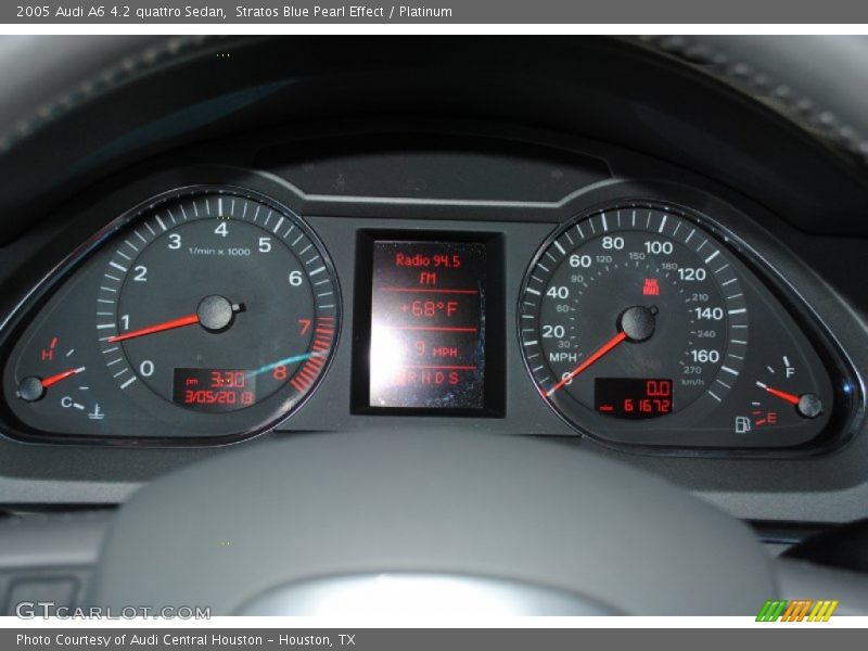  2005 A6 4.2 quattro Sedan 4.2 quattro Sedan Gauges