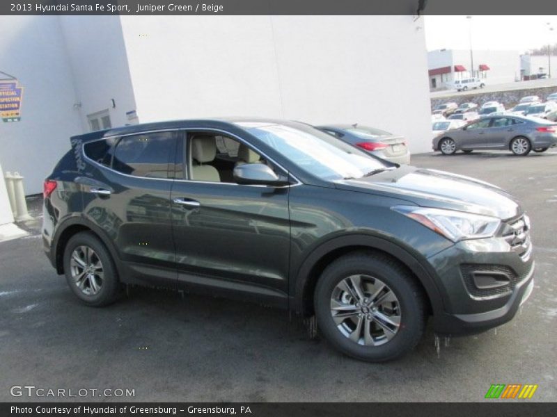 Juniper Green / Beige 2013 Hyundai Santa Fe Sport