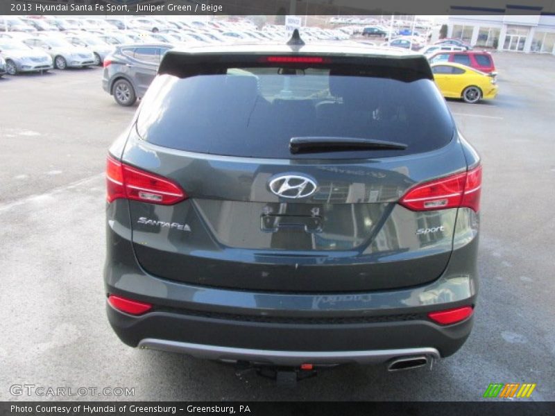 Juniper Green / Beige 2013 Hyundai Santa Fe Sport