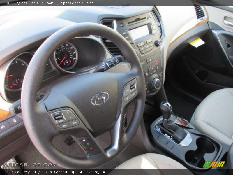 Juniper Green / Beige 2013 Hyundai Santa Fe Sport