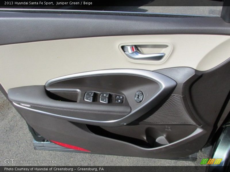 Juniper Green / Beige 2013 Hyundai Santa Fe Sport