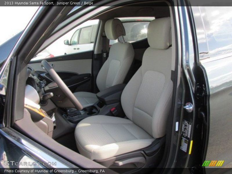 Juniper Green / Beige 2013 Hyundai Santa Fe Sport