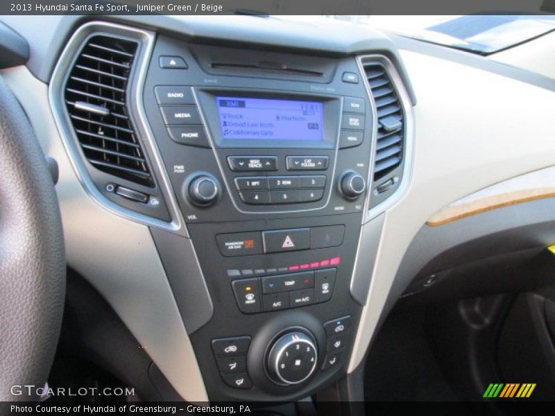 Juniper Green / Beige 2013 Hyundai Santa Fe Sport