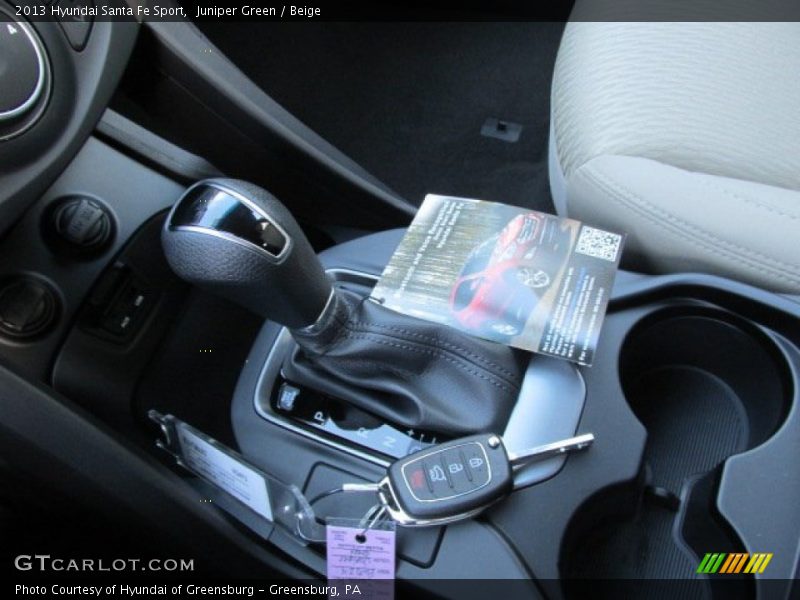 Juniper Green / Beige 2013 Hyundai Santa Fe Sport