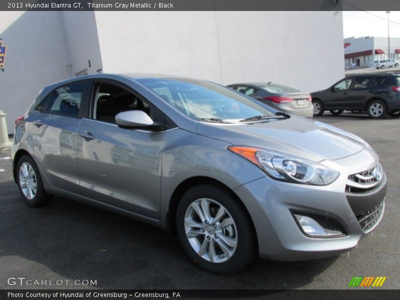 Titanium Gray Metallic / Black 2013 Hyundai Elantra GT