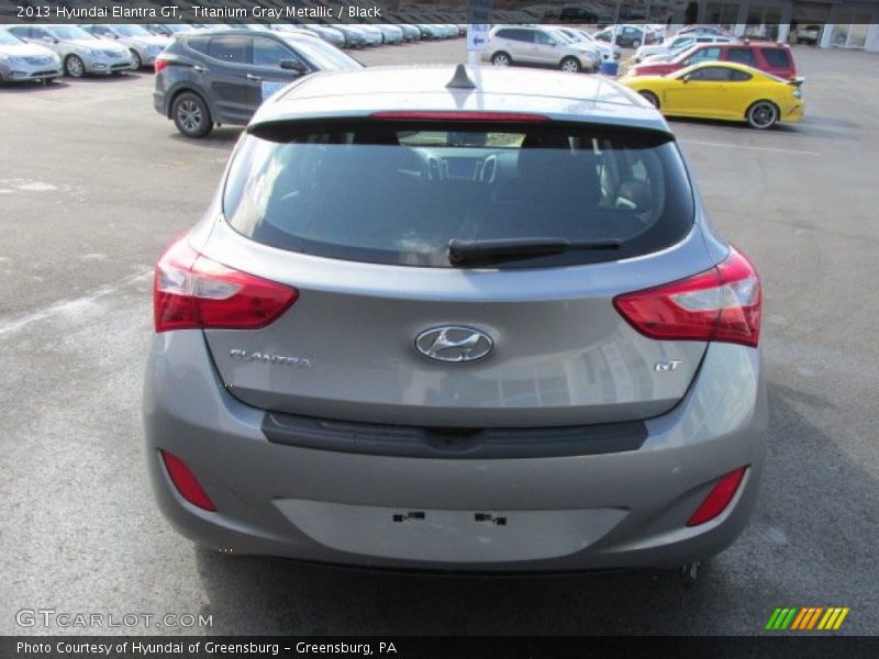 Titanium Gray Metallic / Black 2013 Hyundai Elantra GT