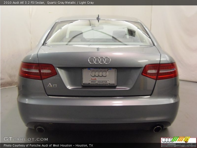 Quartz Gray Metallic / Light Gray 2010 Audi A6 3.2 FSI Sedan