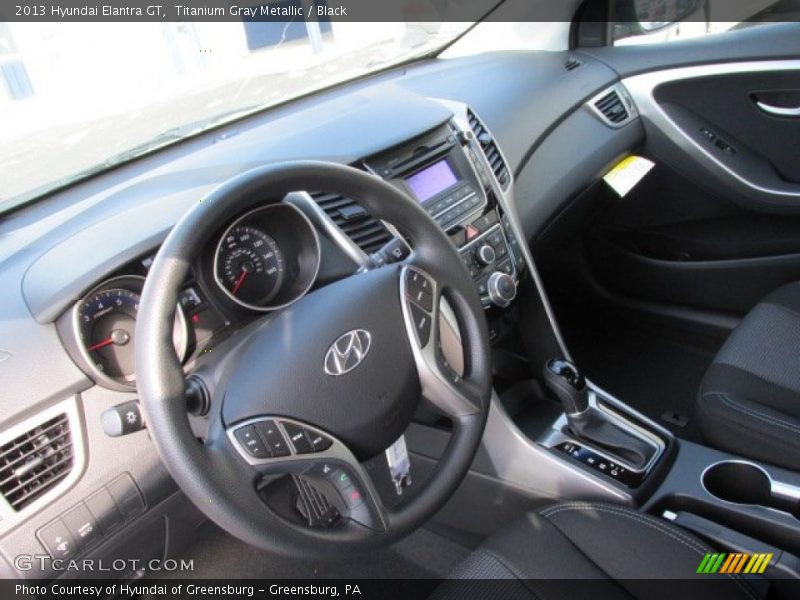 Titanium Gray Metallic / Black 2013 Hyundai Elantra GT