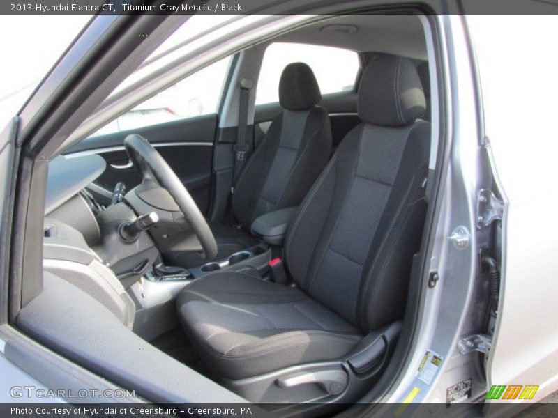 Titanium Gray Metallic / Black 2013 Hyundai Elantra GT