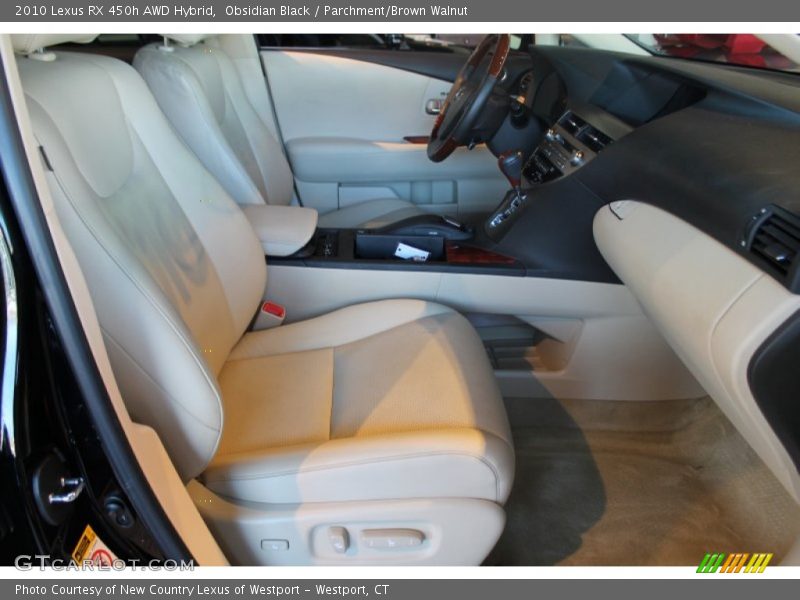 Obsidian Black / Parchment/Brown Walnut 2010 Lexus RX 450h AWD Hybrid