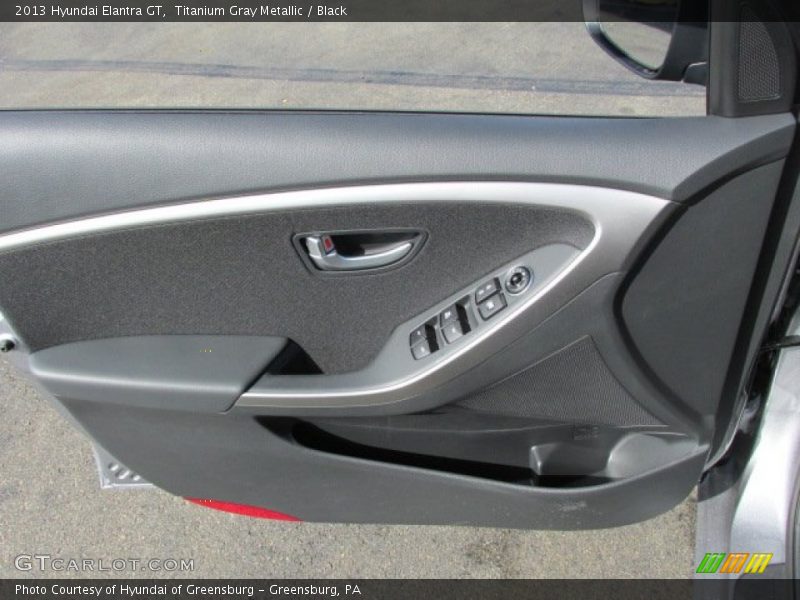 Titanium Gray Metallic / Black 2013 Hyundai Elantra GT