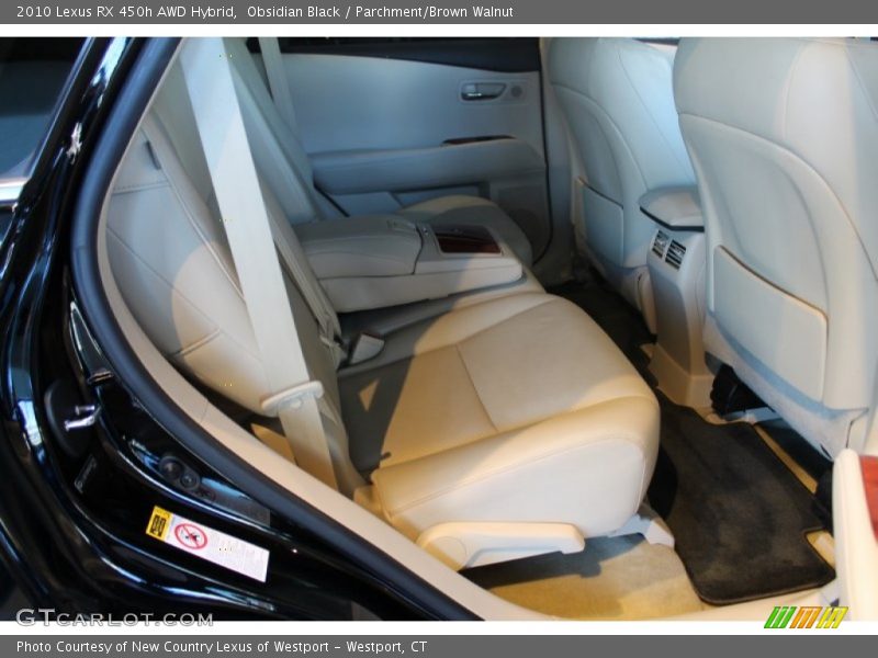 Obsidian Black / Parchment/Brown Walnut 2010 Lexus RX 450h AWD Hybrid