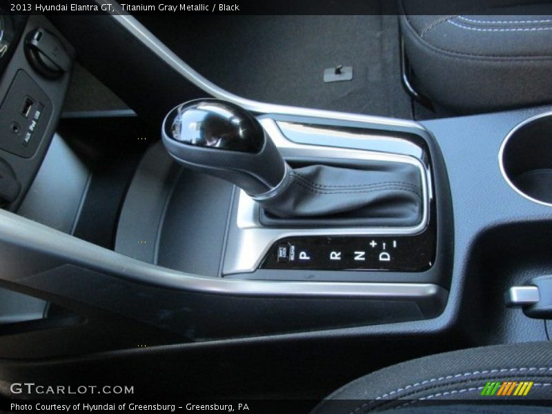 Titanium Gray Metallic / Black 2013 Hyundai Elantra GT