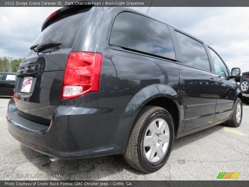 Dark Charcoal Pearl / Black/Light Graystone 2012 Dodge Grand Caravan SE